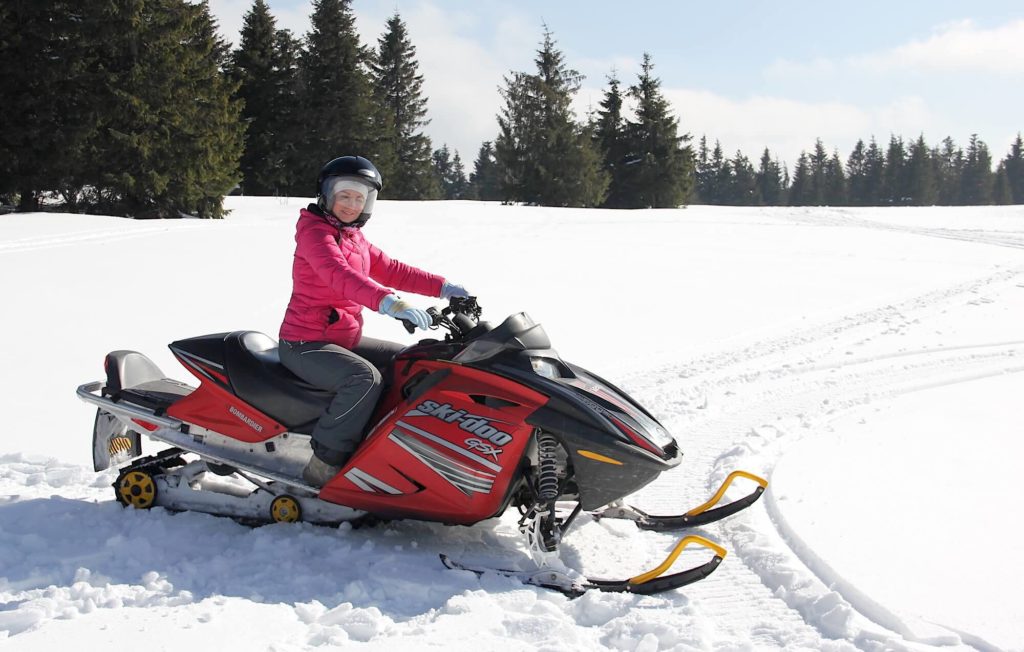 SNOW MOBILE ADVENTURE NEAR TATRA MOUNTAIN IN SLOVAKIA 3