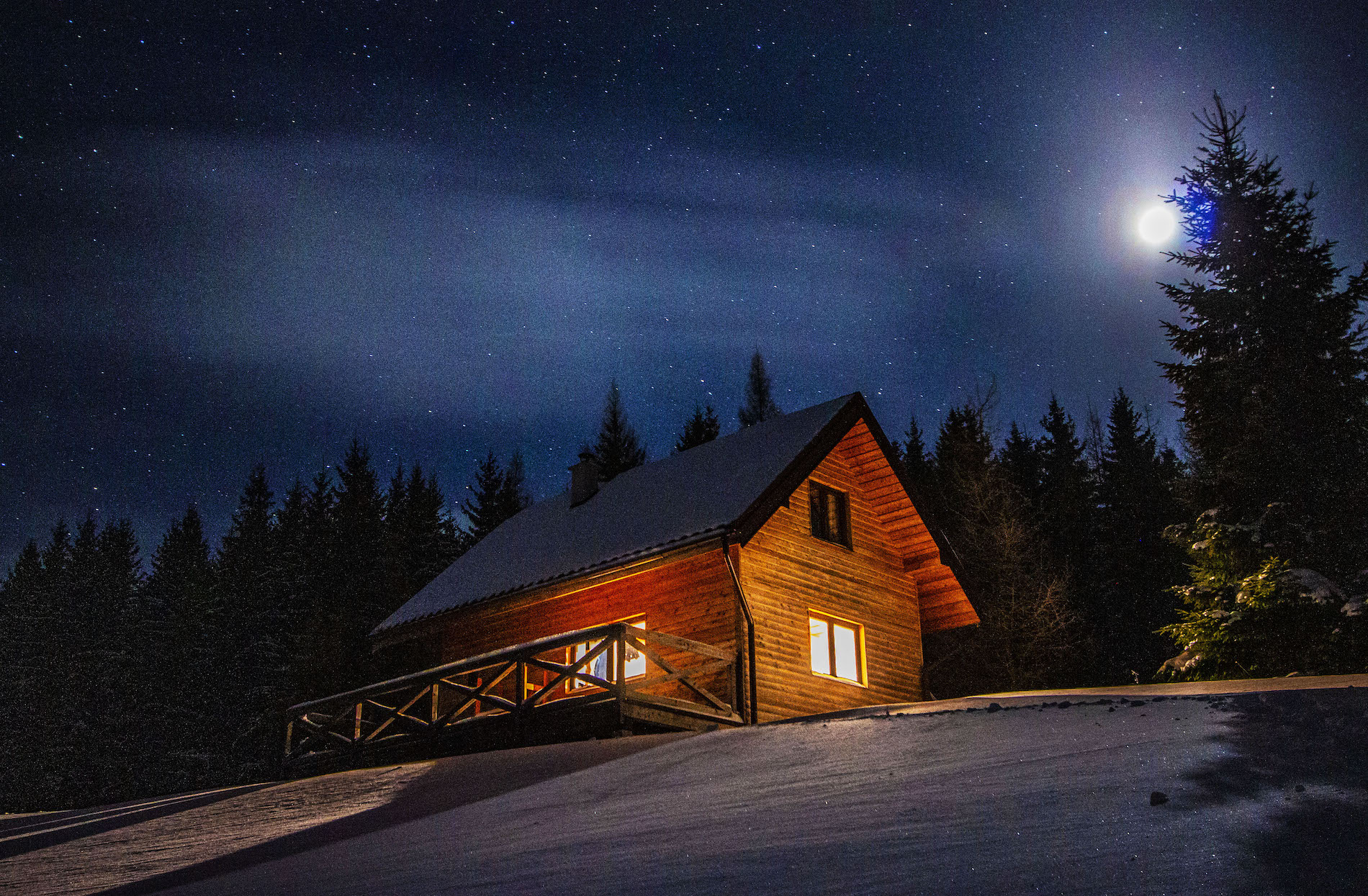 Snowshoeing in Slovakia 18