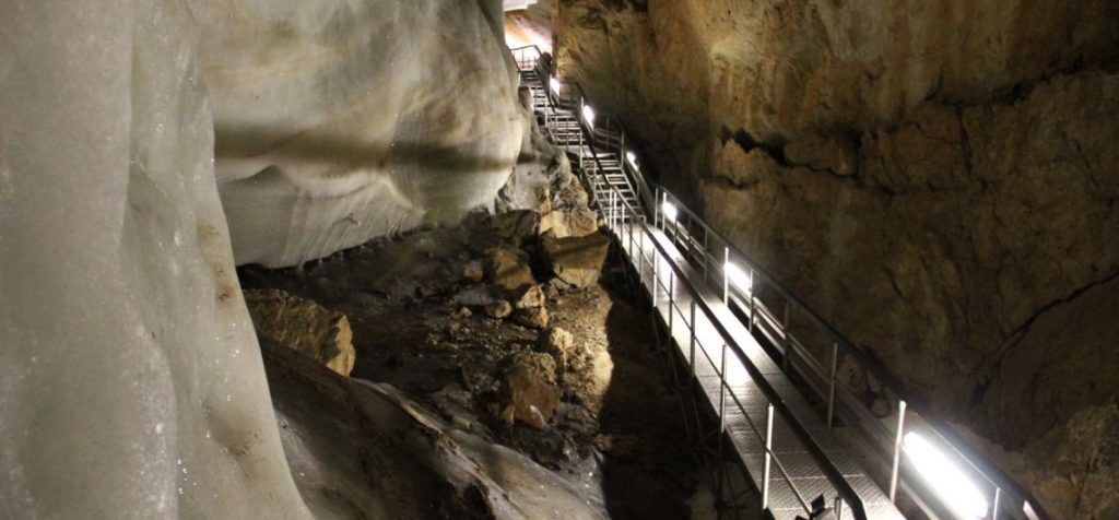 Four national parks tour of Slovakia in week Dobsinska ice cave