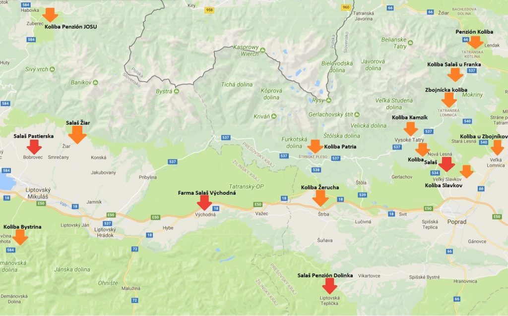 Návšteva tradičných salašov vo Vysokých Tatrách, na Spiši a Liptove, Slovensko