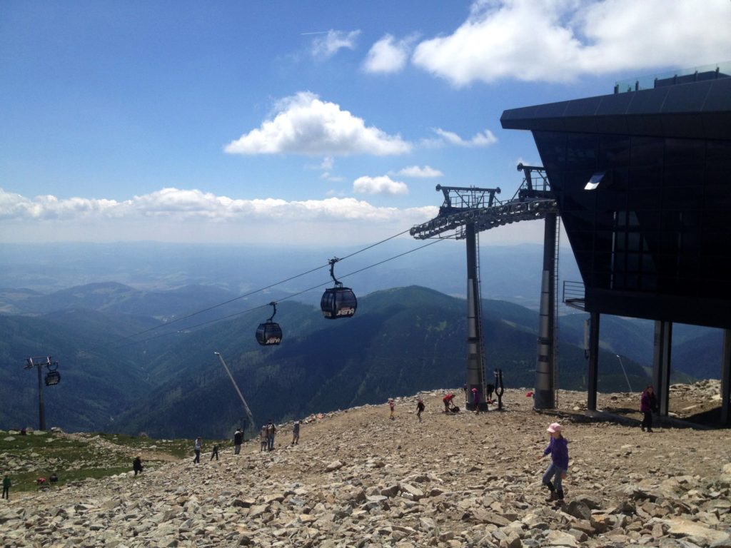 Four national parks tour of Slovakia in week cable car