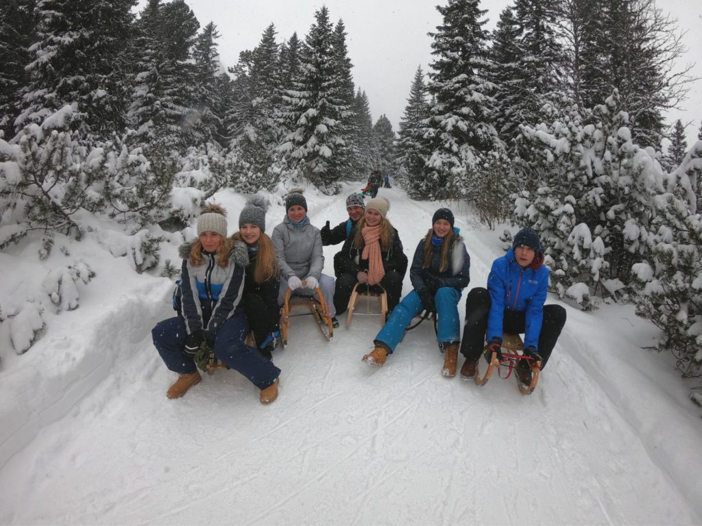 WINTER ACTIVE HOLIDAYS SLEDGING