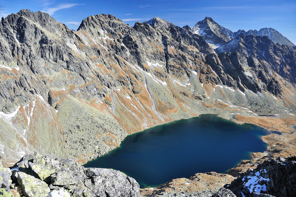 Advanced Hiking and Walking Holidays in Slovakia lake