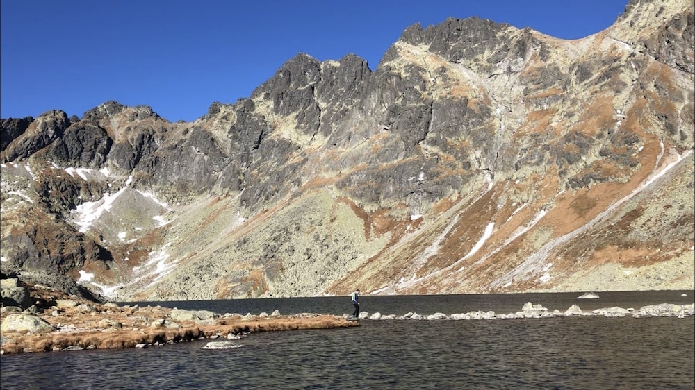 Advanced Hiking and Walking Holidays in Slovakia at the lake