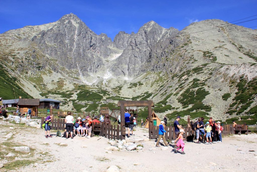 Easy tatra hiking holidays Slovakia at Skalnate pleso