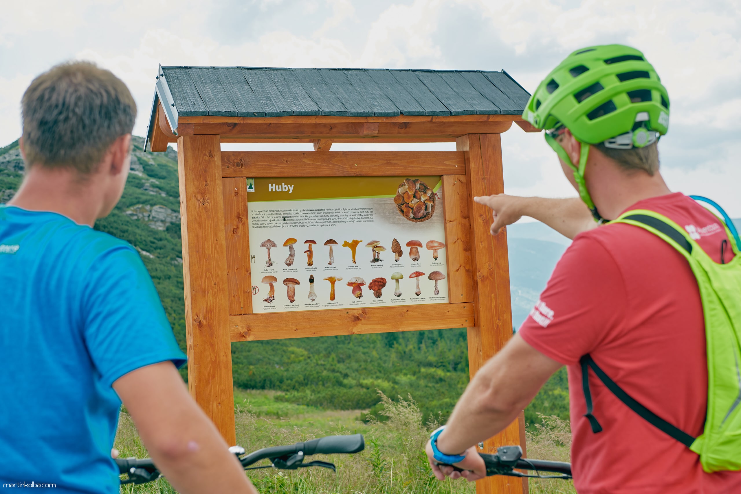 Ebike adventure tour in Slovakia two cyclists