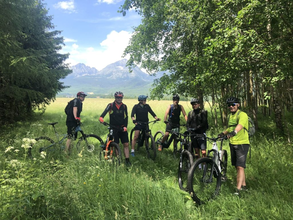 Dobrodružná túra na bicykli na Slovensku v okolí Tatier