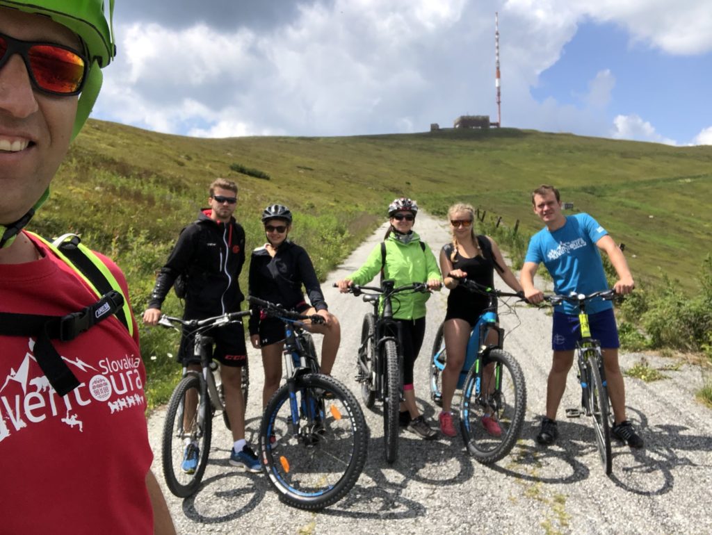 Dobrodružná túra na bicykli na Slovensku na Kráľovej holi